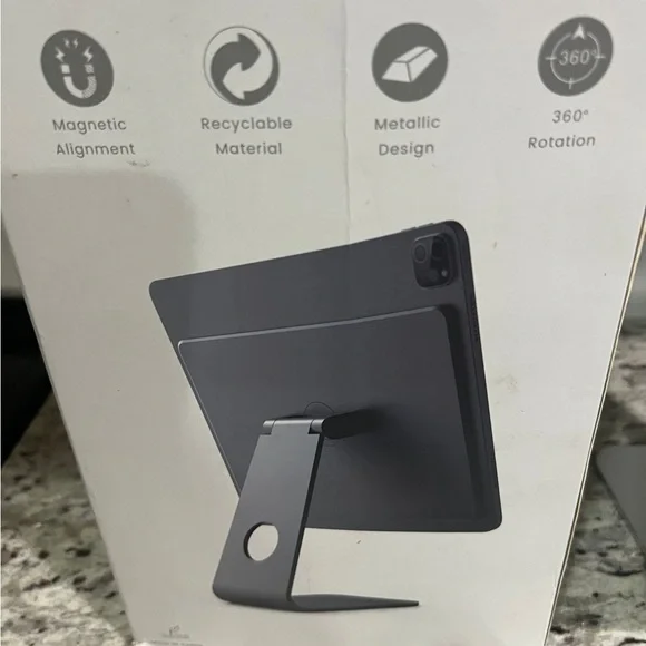 Magnetic iPad mount